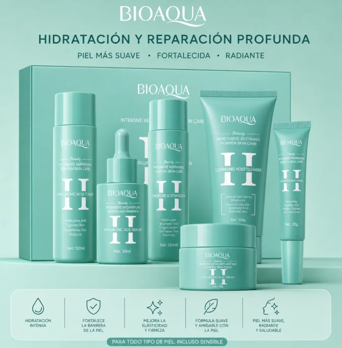 Kit Facial de Acido Hialuronico Bioaqua Bioaqua en Cartago