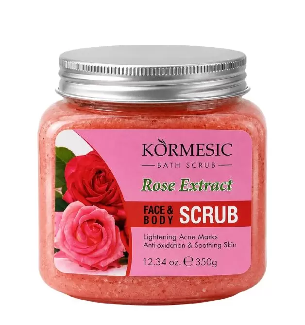 Exfoliante corporal extracto de rosas