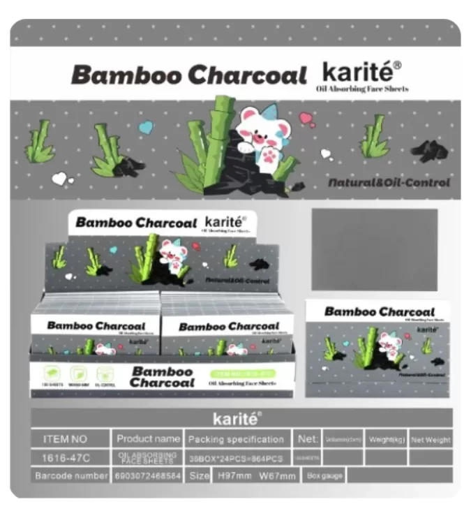 Papel absorbente de Grasa (Bambú)