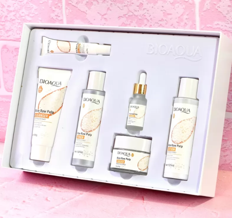 Kit Skincare Arroz Bioaqua Caja de Lujo Bioaqua en Cartago