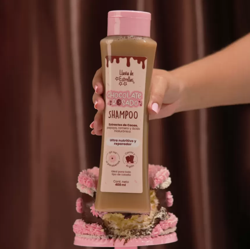Shampoo Chocolate Rosado - Lluvia de estrellas