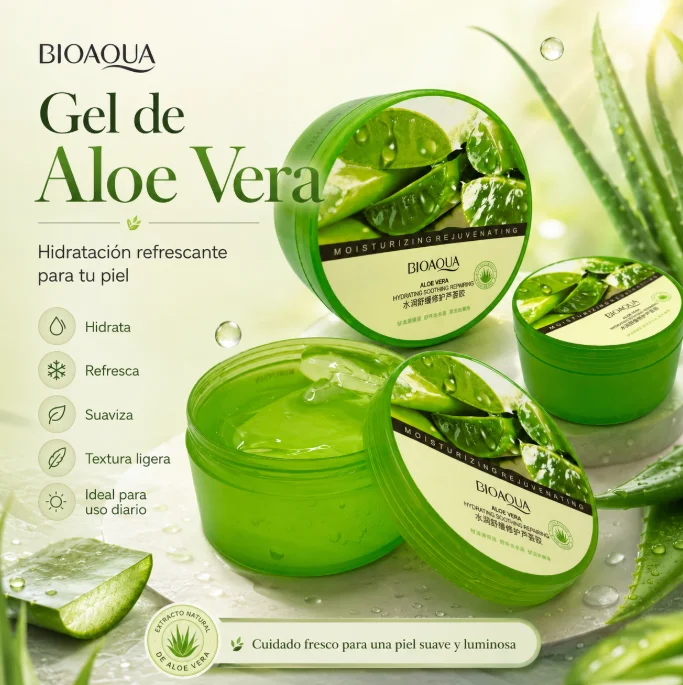 Gel Facial Aloe Vera Bioaqua Bioaqua en Cartago