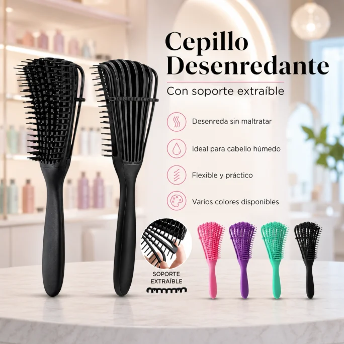 Cepillo Antifrizz Tonos Surtidos