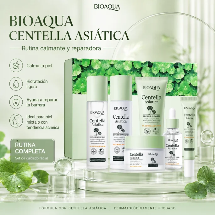 Kit Facial de centella asiatica Bioaqua Bioaqua en Cartago