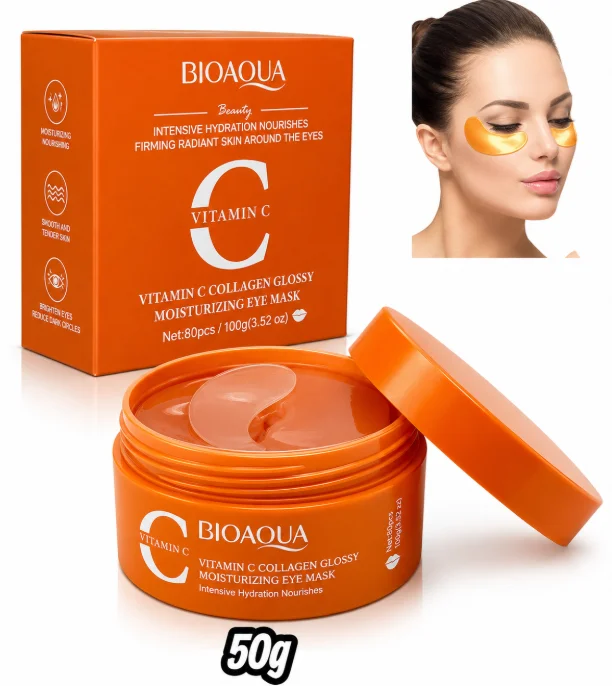 Parche para ojeras Vitamina C Bioaqua x80 Bioaqua en Cartago