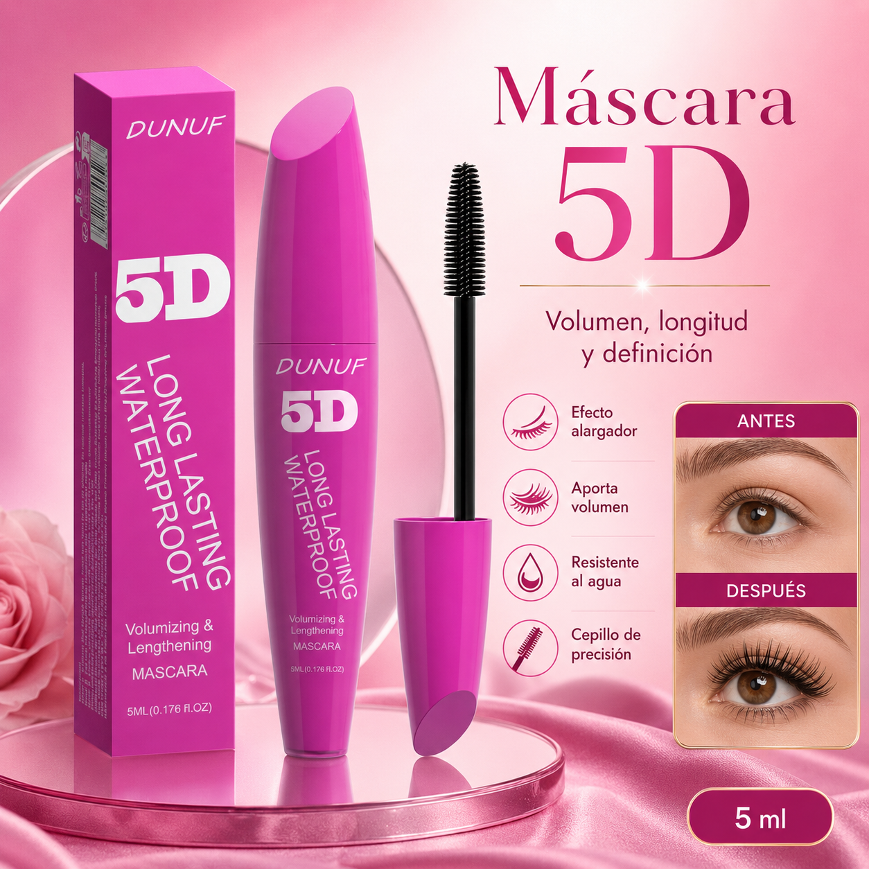 Pestañina 5D Dunuf