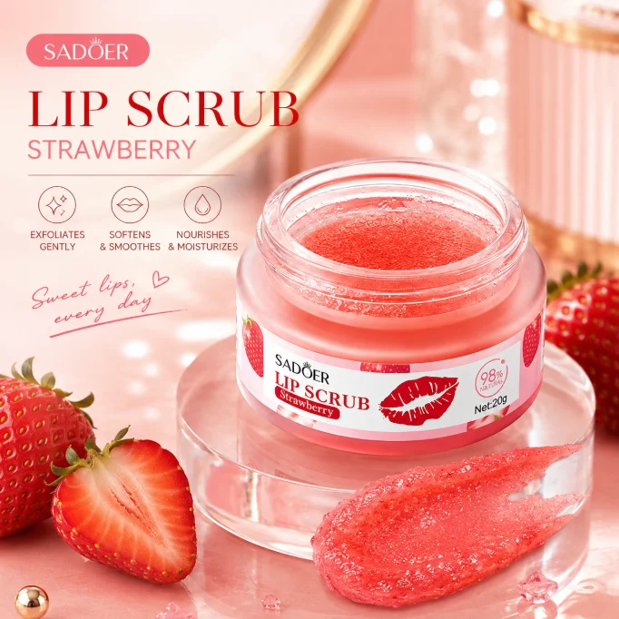 Exfoliante de labios (Fresa)