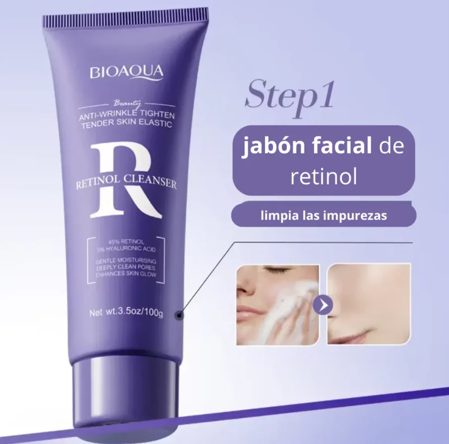 Jabon Facial Retinol Bioaqua Bioaqua en Cartago