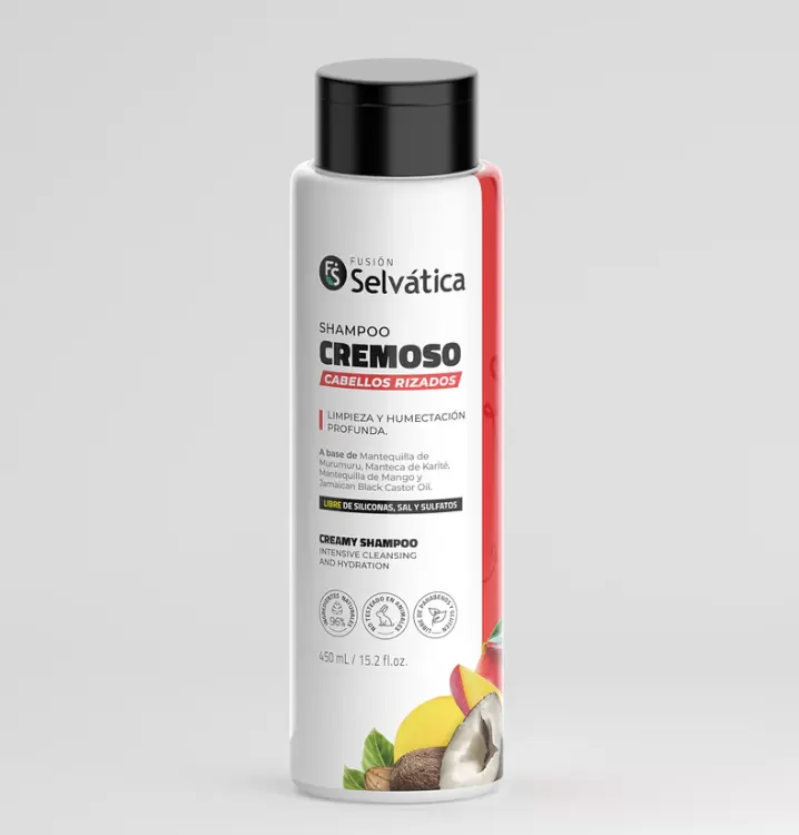 Shampoo Cremoso Cabello Rizado - Fusión Selvática