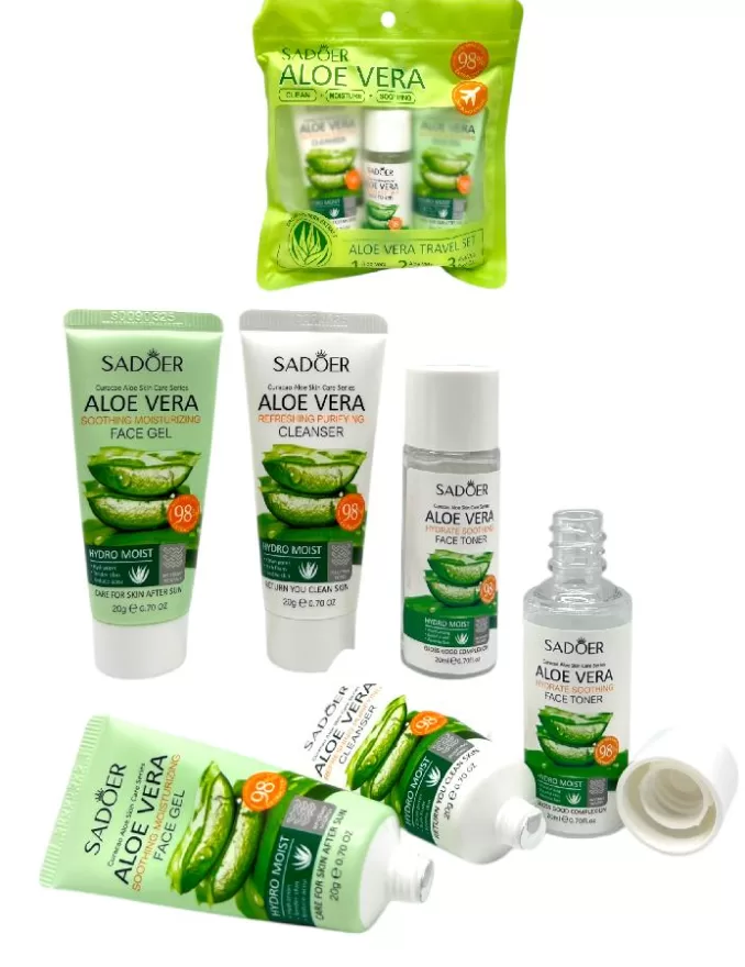 Kit viajero Jabón + Gel + Tónico (Sadoer)