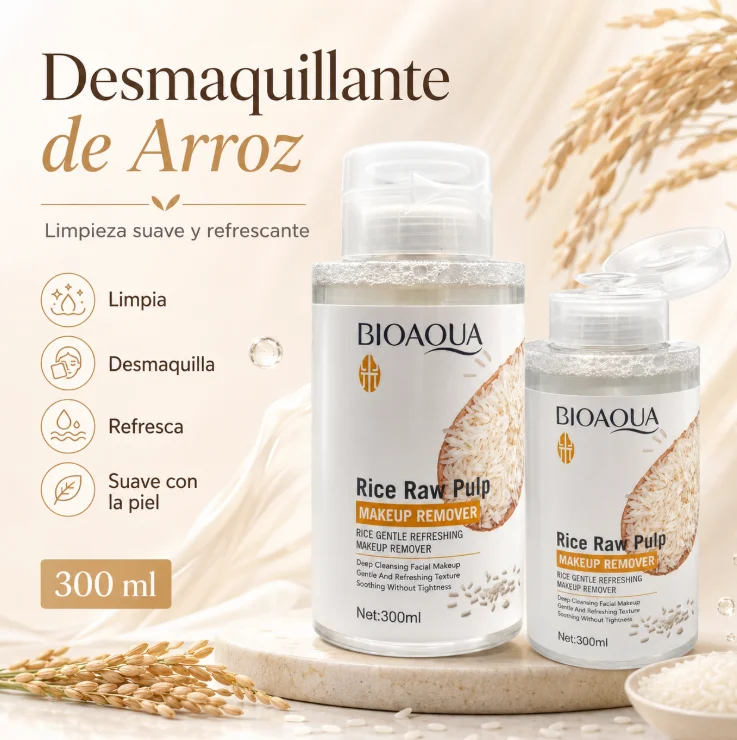 Desmaquillante de Arroz Bioaqua Bioaqua en Cartago