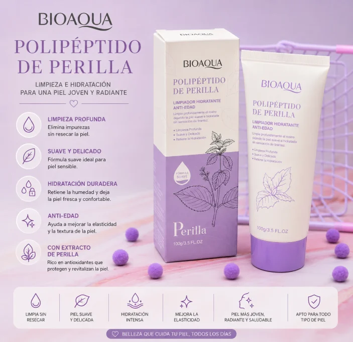 Jabon Facial Perilla Bioaqua Bioaqua en Cartago