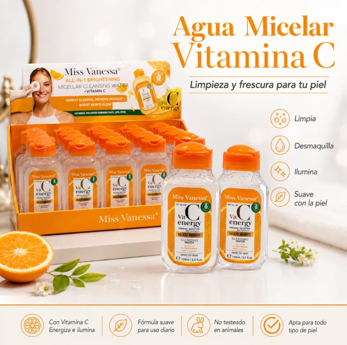 Agua Micelar Vitamina C